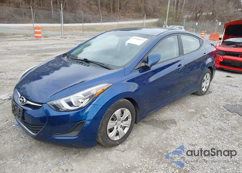 2016 Hyundai Elantra Se z USA, uszkodzony, nr VIN 5NPDH4AE5GH753662